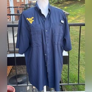 Columbia WVU Mesh Sportswear Size Medium